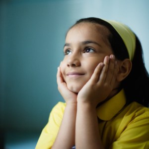 Young Student Daydreaming