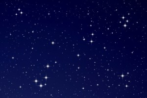 Stars in the night sky