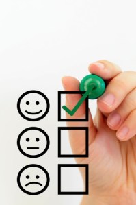 Woman Sketching Smiley Face